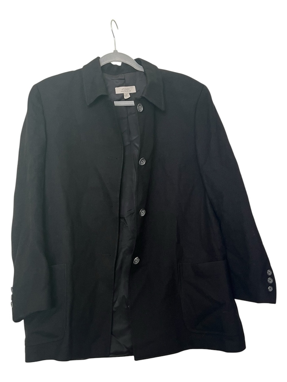 SFI Femme for Nordstrom Black Camel hair 3 pocket Jacket 10